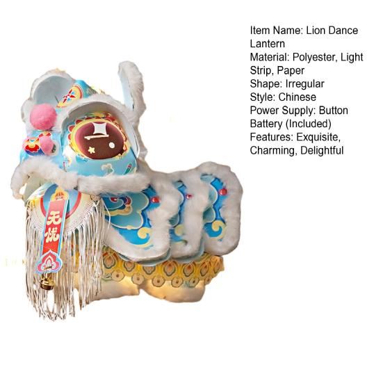 Lanterna Dança do Leão Chinês Tradicional DIY Lanterna de Papel de Mão Presentes de Festival da Primavera para Ano Novo Chinês Decoração de Casa