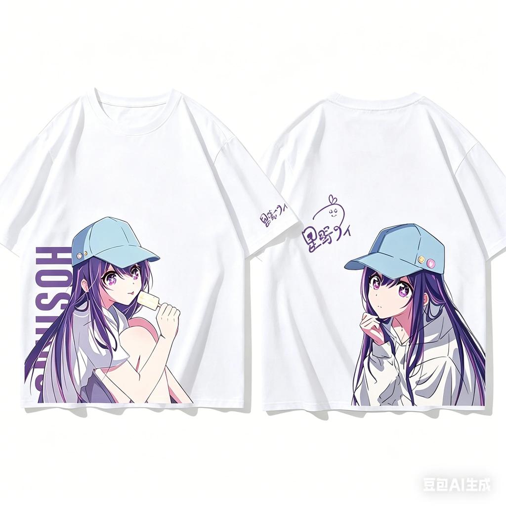Oshi no Ko Anime Lover Koszulka Ubranie na cały rok osobowość Ubrania Duże Rozmiary Unisex Nowy Model Streetwear prezent wysoka jakość