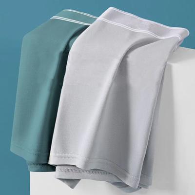 Heren Boxers Mesh Uitstulping Zakje Dun Naadloos Katoen Midden Taille Hoge Elasticiteit Effen Kleur Vochtafvoerend Heren Ondergoed Dagelijks Sport Ondergoed