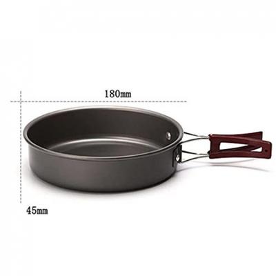 Convenient Folding Handle Frying Pan with NonStick Coating for Camping