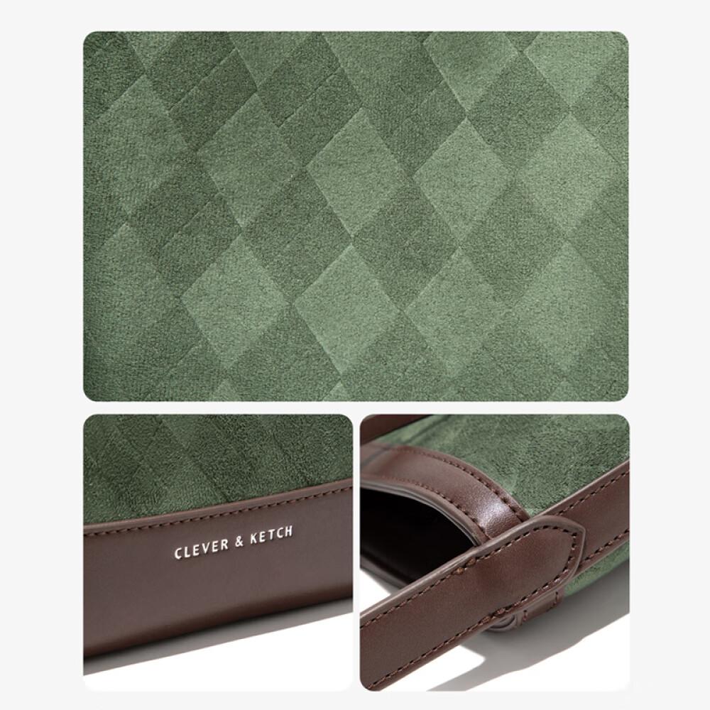 Bag Ladies Bag Large Capacity Tote Bag 2023 New Ladies Bucket Bag Commuter Travel Birthday Gift Green Long 24cm Wide 15cm High 33cm