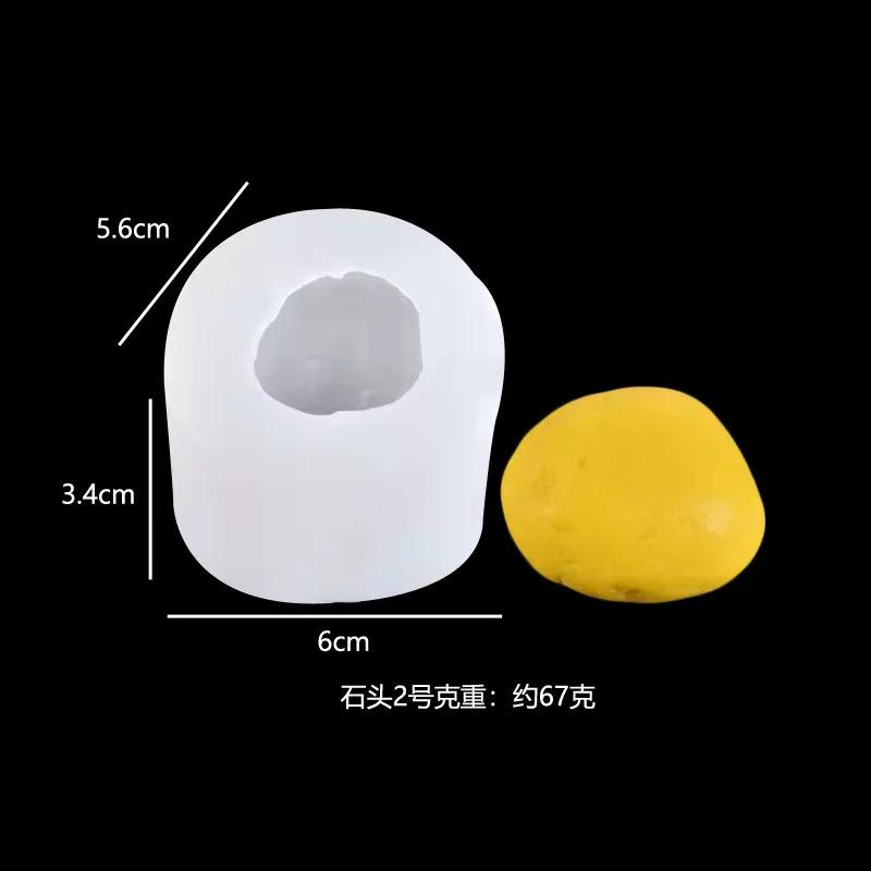 2Pcs New 3D Irregular Stone Silicone Candle Mold Special Scented Candle Mold Wax Melt Molds for Candle Making Crystal Resin