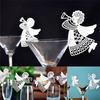 Hot Flying Angel Name Place Card For Wedding Party Table Wine Glass Decoration