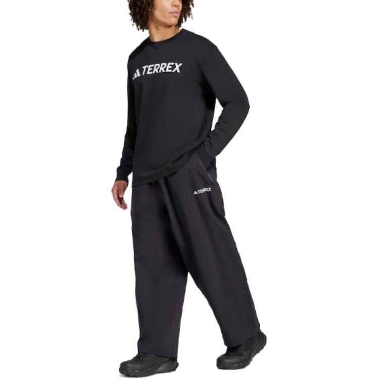 Adidas Xperior Loose Waterproof Windproof Durable Ski Pants Men Pants Black IZ0358