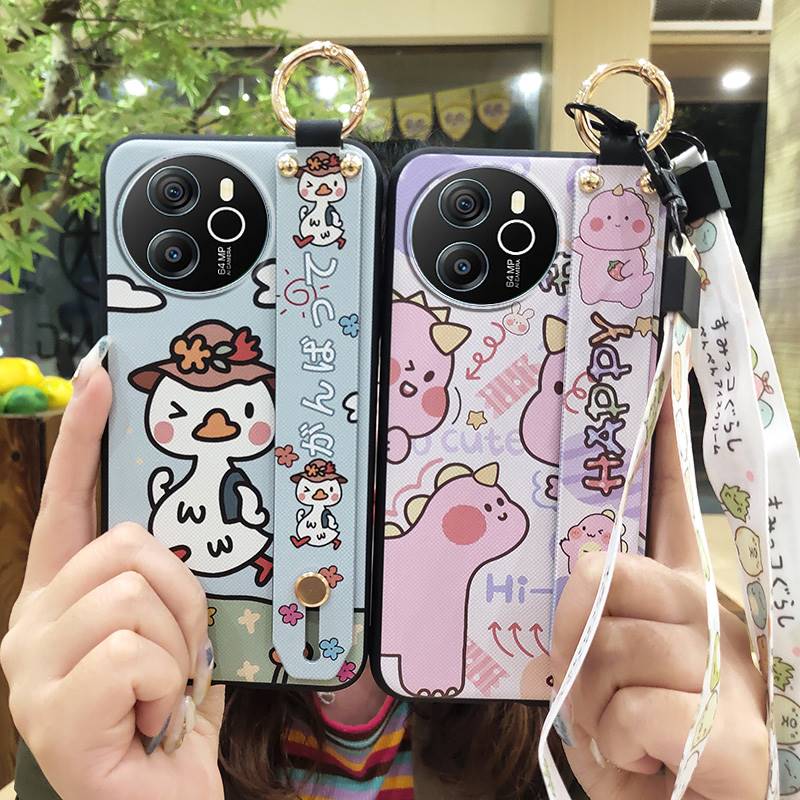 Protective Durable Phone Case For Blackview Shark8/Oscal Tiger12 Waterproof Cartoon Back Cover Anti-knock Silicone Cute