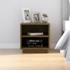 Day and Night - Day and Night Solid Pine Wood Bedside Table Honey Brown 40x34x40cm