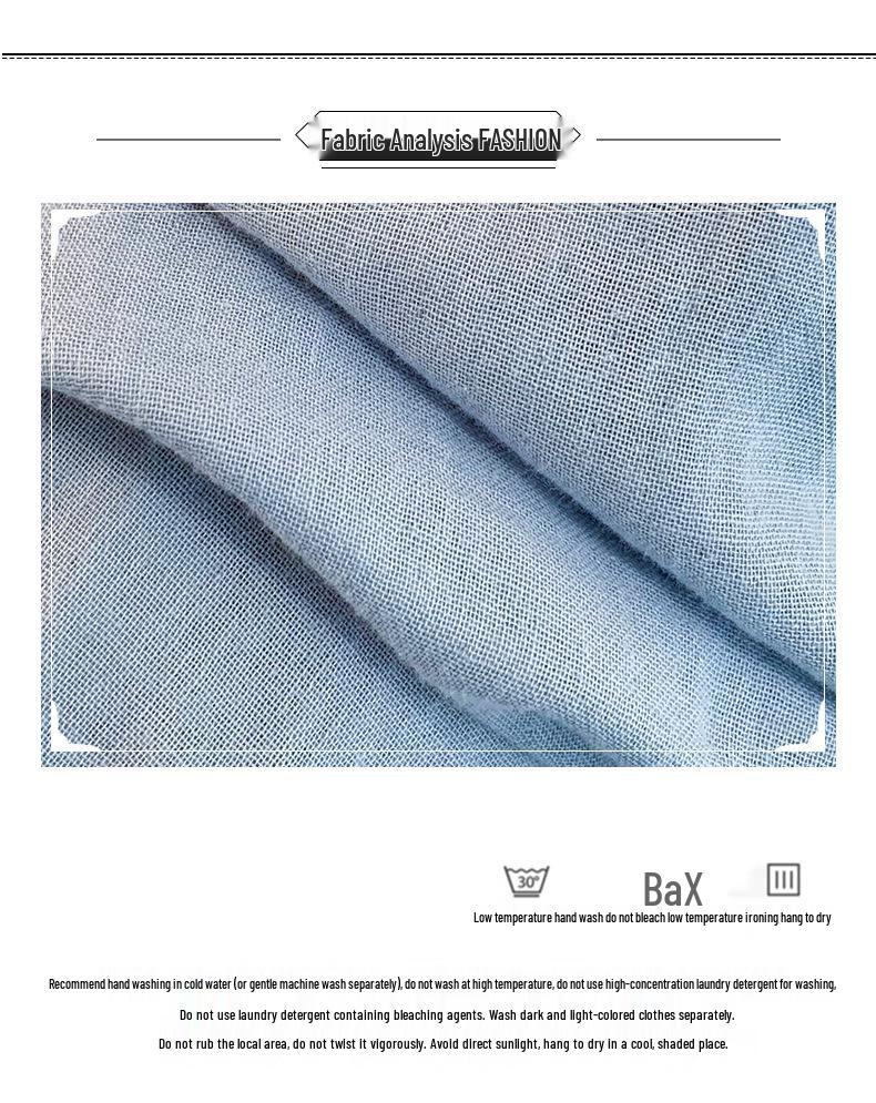 2026 Early Spring Women's Elegant Long Sleeve Cotton Gauze Shirt