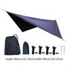 Camping Tarp Canopy Easily Set Up with Storage Bag Rain Awning Tent for Backpacking