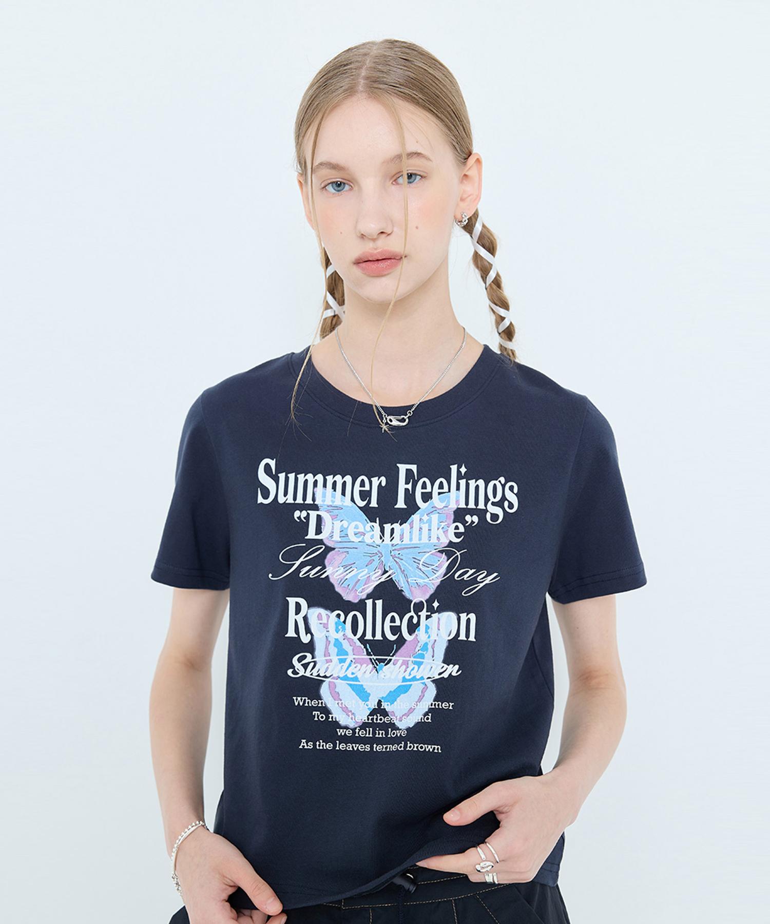 Latizen L4 Sunny T-Shirt(Navy) Navy/Free