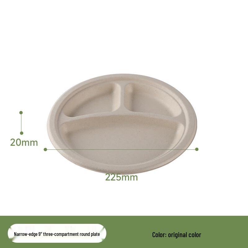 Shaolu Eco-Friendly Disposable Round Plates