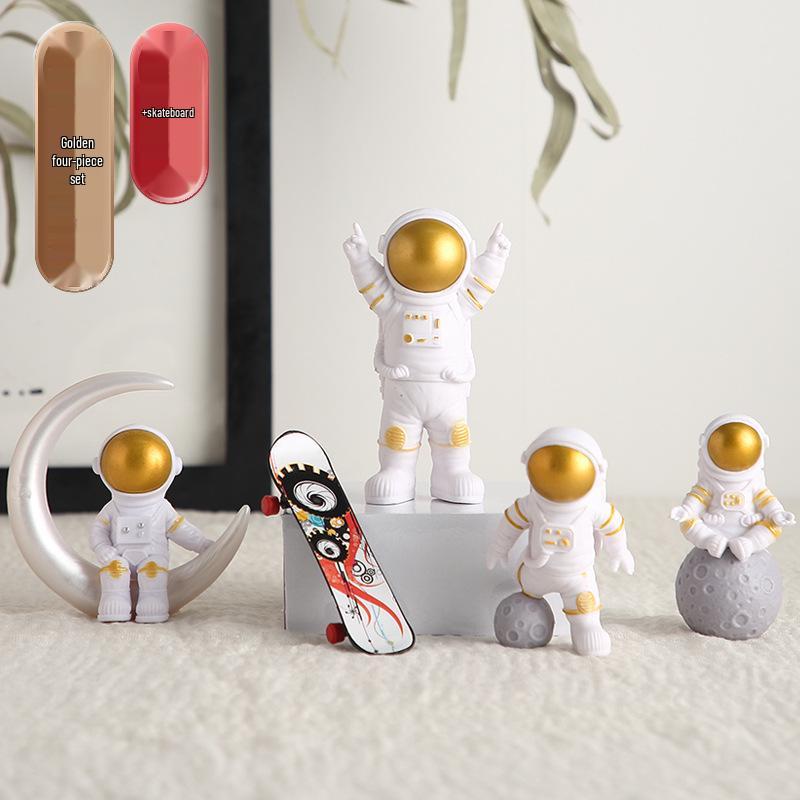Small Resin Astronaut Figurine - Perfect for Home Decor, Valentine's, or Birthday Gift