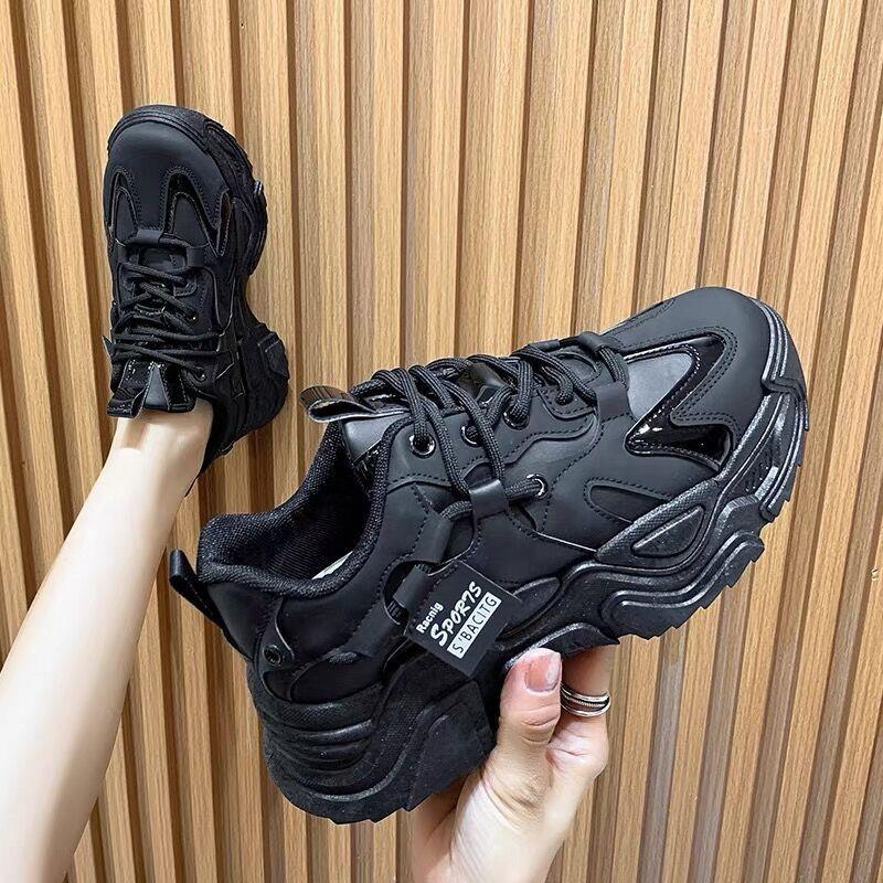 Women's shoes classic breathable lace-up student casual comfortable thick-soled sports Xiaobai