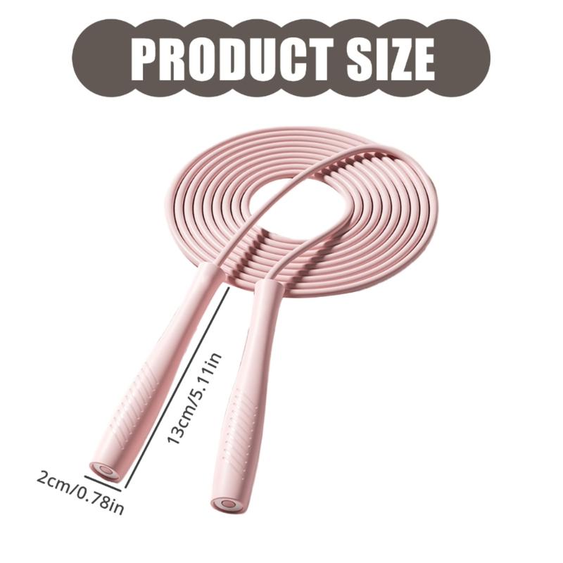Regulowana długość skakanki do treningu fitness i wytrzymałościowego z antypoślizgową rączką dla dzieci, juniorów i dorosłych