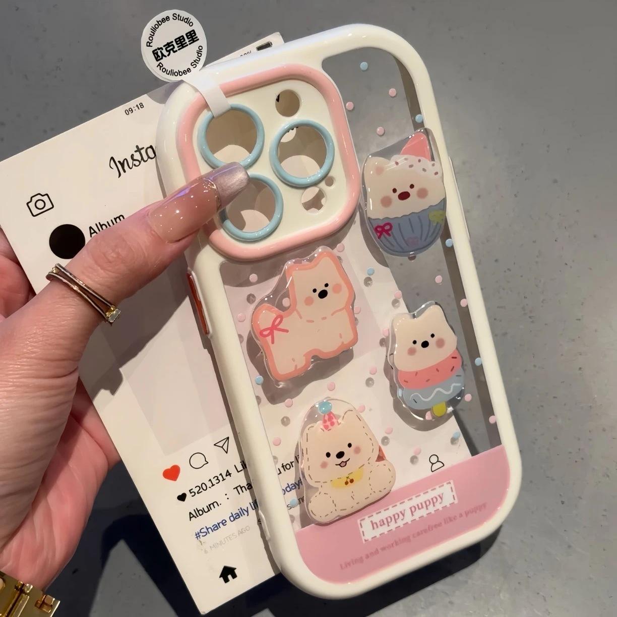 Polka dot Epoxy West Highland suitable for Huawei mate70pro protective case pura80/nova14/13 glory case Huawei mate30