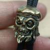 Sailor Skull Head Brass Knife Beads EDC DIY Woven Bracelets Lanyard Key Chain Pendants Accessories Outdoor Tool Hangings Charms