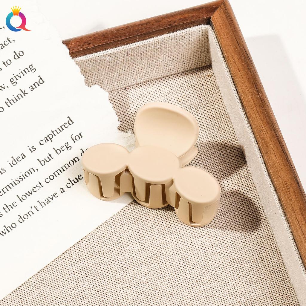 Ki Yue Korean Matte High Ponytail Small Claw Clip for Versatile Updo Hair Styling