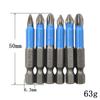 12pc S2 Steel Anti Slip Screwdriver Head Cross Electric Screwdriver Tool Set PH1/PH2/PH3/PZ1/PZ2/PZ3