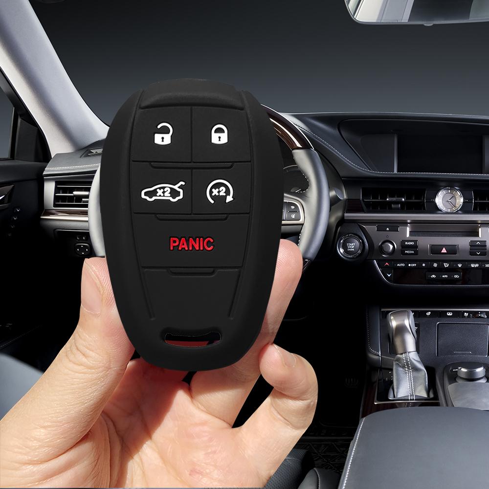 For Alfa For Romeo Giulia Stelvio Mito Giulietta 5 Buttons For Smart Remote Silicone Car Key Fob Cover Accessories