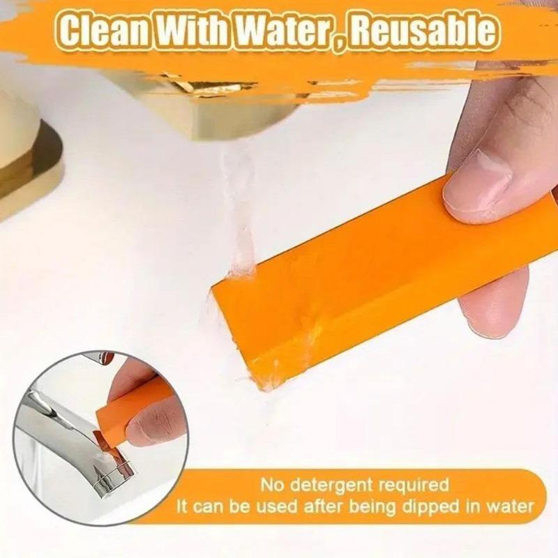 1-30PCS Magic Cleaning Sponge Safe Rubber Brush Head Easily Removes Stains Rust for Bathroom Glass Kitchen Pots Pans Scrubber