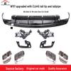 Mercedes-Benz CLA-Class W117 (2013-2018) Rear Diffuser with Tailpipes for CLA45