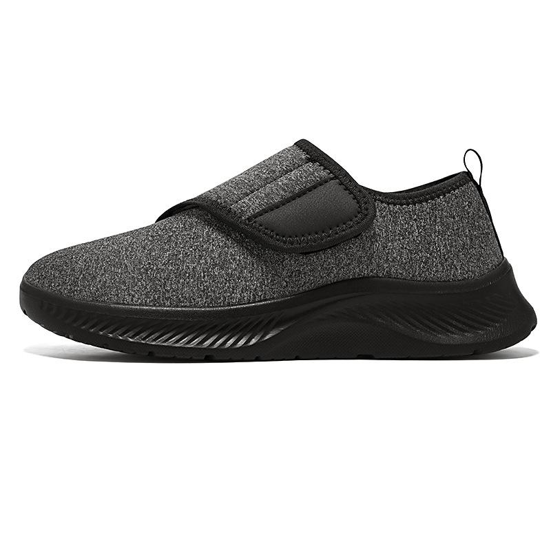 Direct supply of new warm outdoor sports wide last shoes casual velvet cotton shoes non-slip solid color winter shoes