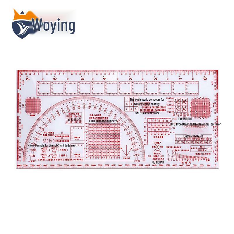 Multi-functional Map Reading H-Ruler