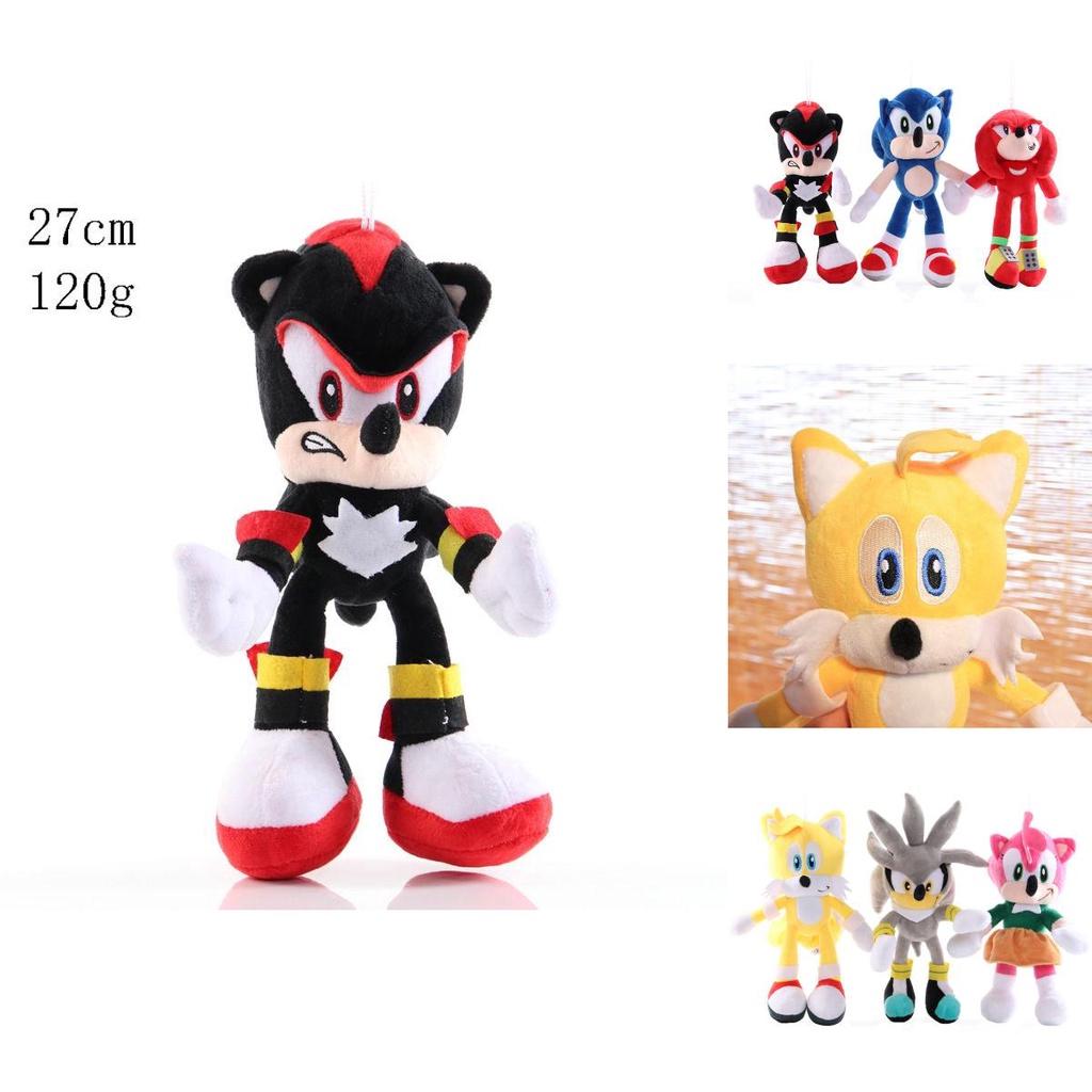 Adorable 28cm Sonic The Hedgehog Shadow Amy Rose Knuckle Tail Plush Toy For All Ages