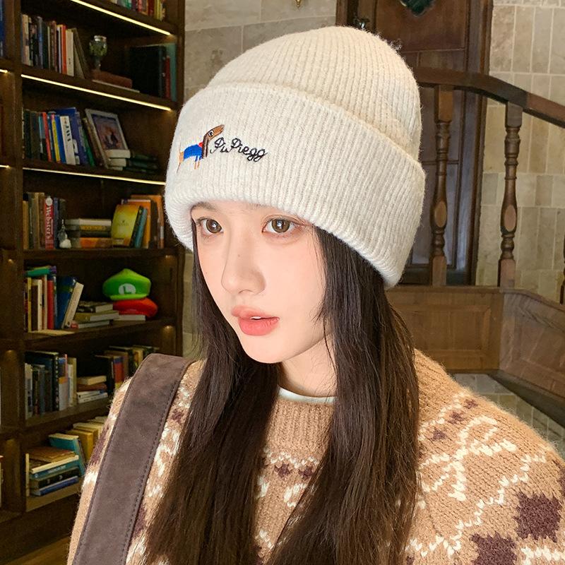 Versatile Commuting Warm Ear Protection Hooded Outdoor Cycling Large Head Circumference Cold Proof Knitted Hat