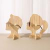WTEMPO DIY Glasses Holders & Stands Modern Abstract Face Design Eyeglass Holders Glasses Compact Desktop Organizer for Home/Office