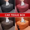 BBIQ7 Metal Logo Car Tissue Box Auto Seat Back Hanging Tissue Box For BMW X3 X5 X4 X6 X7 G30 G20 G32 G11 G12 F40 F30 interior sticker