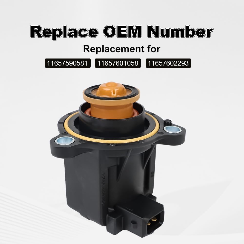 Turbo Solenoid Valve Compatible with BMW X3 X4 X5 X6 1 2 3 4 5 6 7 Series Replacement for 11657590581 11657601058 11657602293 Turbocharger
