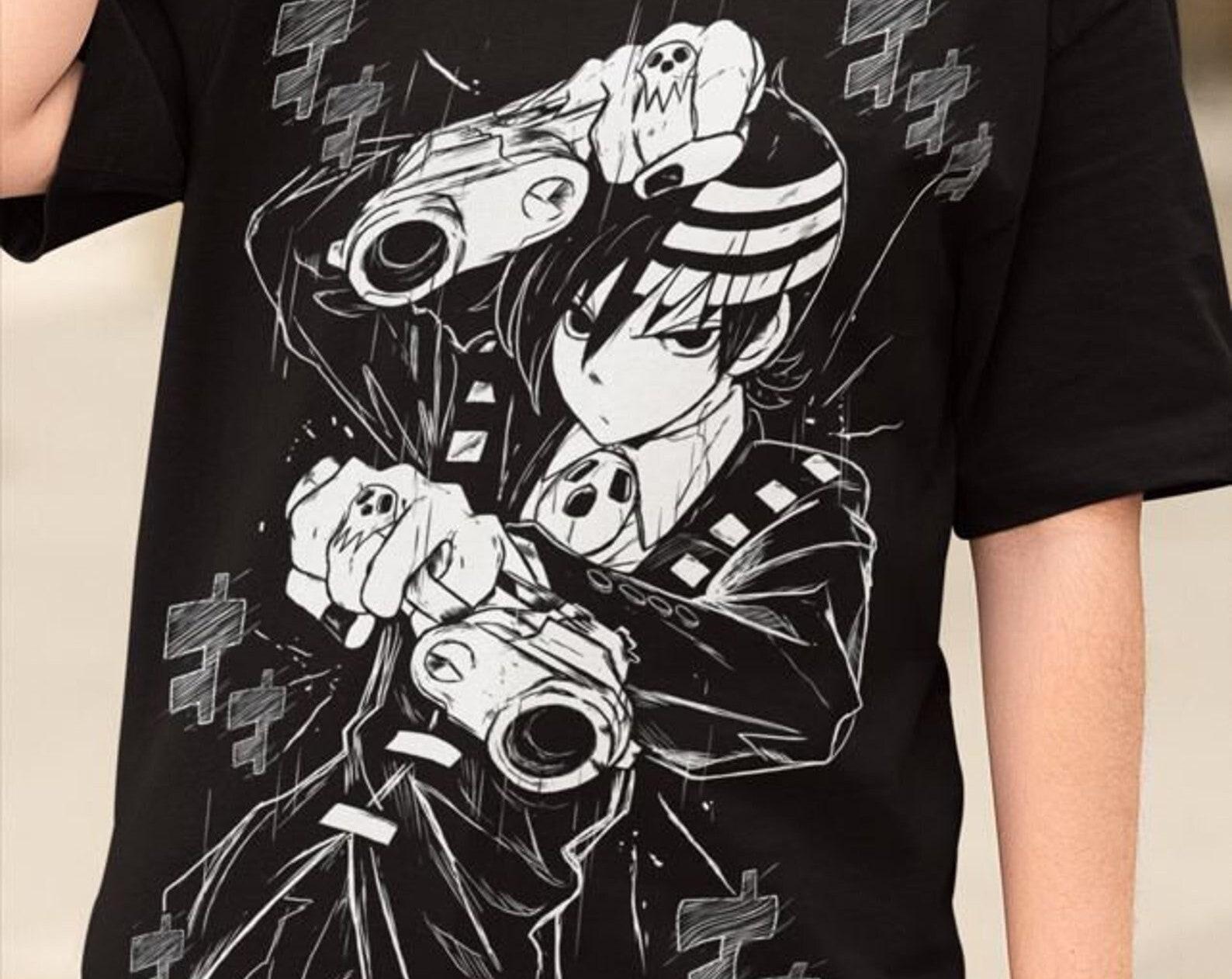 Soul Eater Death the Kid, Soul Eater Maka Albarn Shirt -soul eater shirt,soul eater T-Shirt,anime shirt,anime clothing,maka albarn T-Shirt L