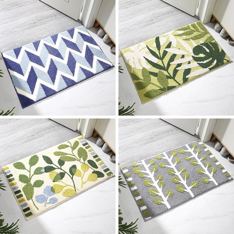 Simple Bathroom Moisture-wicking Non-slip Rug Good Home Entry Entry Floor Rug Bedroom Floor Mat Doorway Living Room Carpet