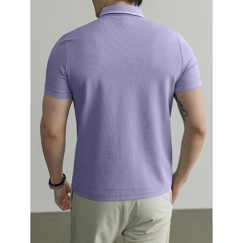 Hengyuanxiang Men's Casual Short Sleeve Polo Shirt