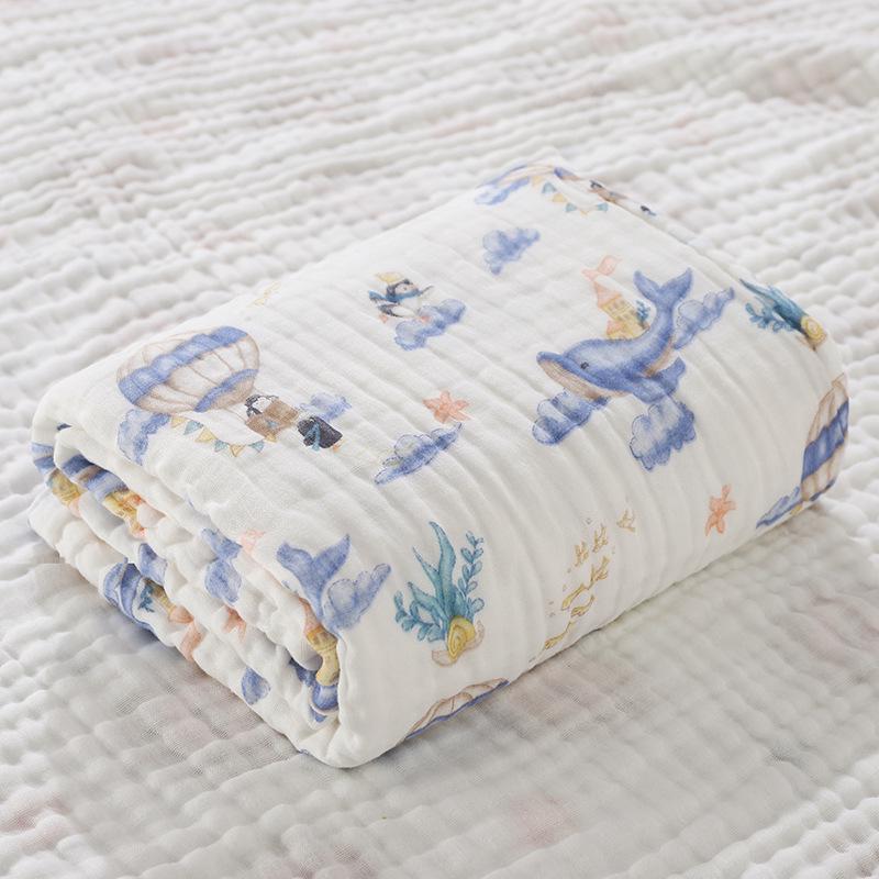 Class A Pure Cotton Gauze Newborn Swaddle and Bath Towel