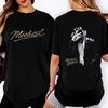 100% Bavlna Ležérní Streetwear Styl Tričko Michael Jackson Taneční Pozice An