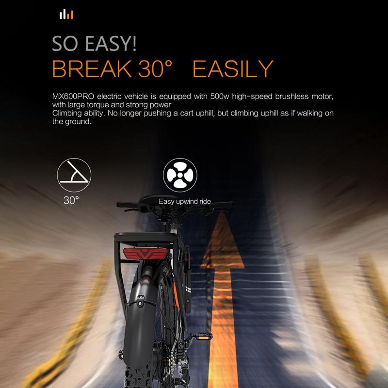 Lankeleisi MX600PRO 1000W Adult Electric Bike 48V 20Ah 27.5-inch 20Ah Electric Touring Bike City E-bike