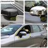 Rearview Mirror Shell Cap Decoration Cover Trim For VOLVO XC60 2018 - 2024 ABS Chrome / Carbon Fiber Accessories Exterior Kit