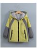 Wendbare Fleece-gefütterte Jacke für Jungen: Wasserdichte Kinder-Windjacke für Frühling & Herbst, Modell 2026.