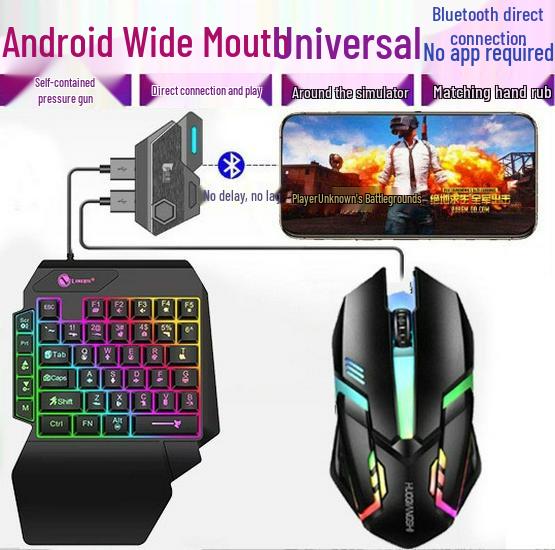 Bluetooth Mobile Game Keyboard & Mouse Set for Android