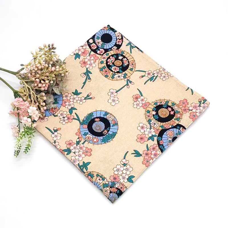 Japanischer Stil Einwickeltuch Taschentuch Furoshiki Baumwolle Bronzierter Stoff Für DIY Bento Einwickeltuch Geschenkbox Verpackung
