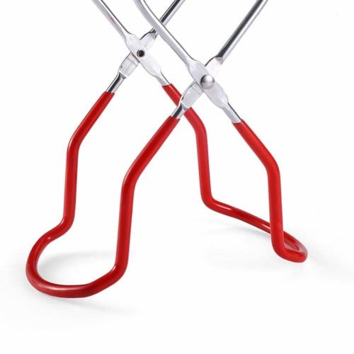 Allystyle Canned Food Storage Jar Lifter, Boiling Sterilization Glass Lifter, Steaming Tongs, Stainless Steel Folder, Boiling Water, Heat Safe Kitchen