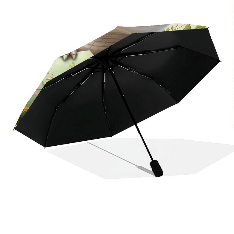 Cute Easteranimals Pattern Pattern New Style Umbrella, 1 Piece Automatic Folding Umbrella, Portable Travel Umbrella, Outdoor Umbrella, Birthday Gift