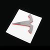 For Tesla Model 3 ModelY Metal Alloy Car Front Hood Emblem Rear Trunk 3D Sticker Replacement Badge Accessories