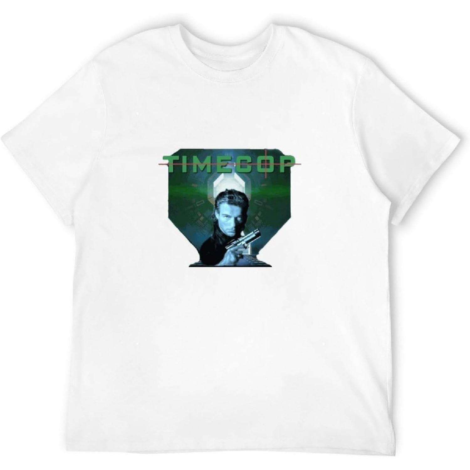 

DOO MJUGG Men s Timecop Jean Claude Van Damme Heart of Lion Fighter Actor Film 90S Movie Gift S Men Unisex T-Shirts White XXXXXL білий