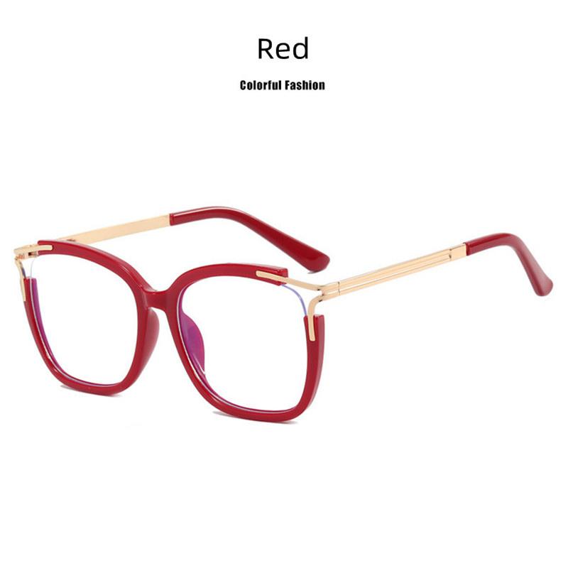 

Latest Styled Fashion Square Glasses Women Frame Photochromic Anti Blue Light Computer Reading Farsightedness Eyeglass 4