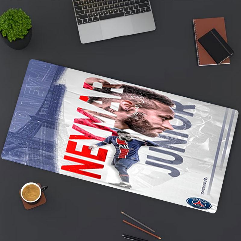 Neymar Jr Druck Mauspads, für Tastaturauflage Laptop PC Matte für Büro Heimgebrauch, Schreibtischdekoration, Perfektes Geburtstagsgeschenk für Gamer