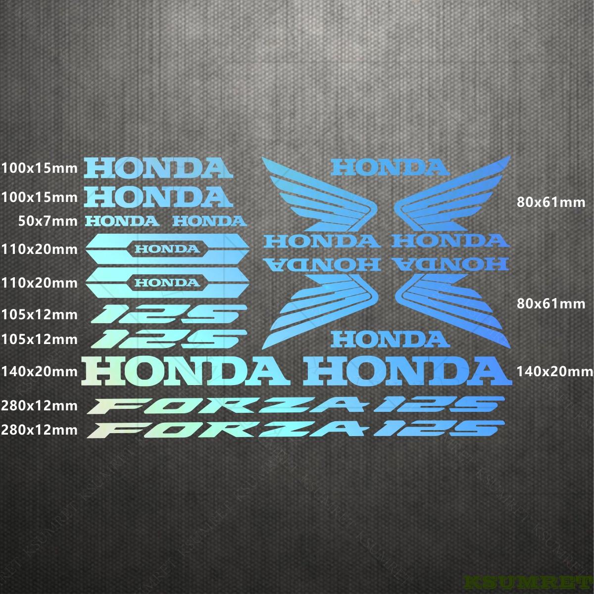 For Honda Motorcycle Stickers FORZA 125 Logo Decal Waterproof