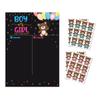 Gender Reveal Ideas Games 36 Voting Gender Reveal Party Decorations Boy or Girl Party Supplies for Gender Reveal Use