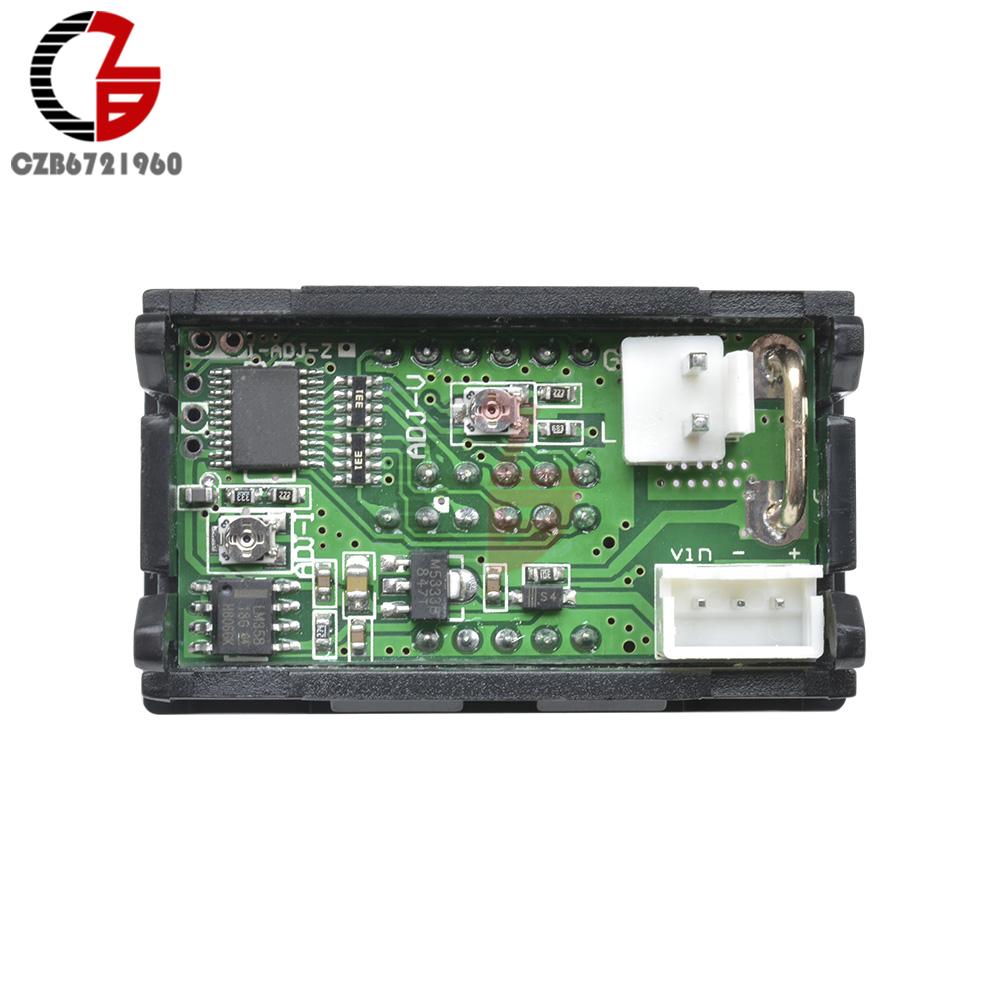 Mini DC Digital Voltmeter Ammeter 100V 10A 50A 100A Voltage Current Meter Solar Battery Car Volt Amp Tester Monitor Detector